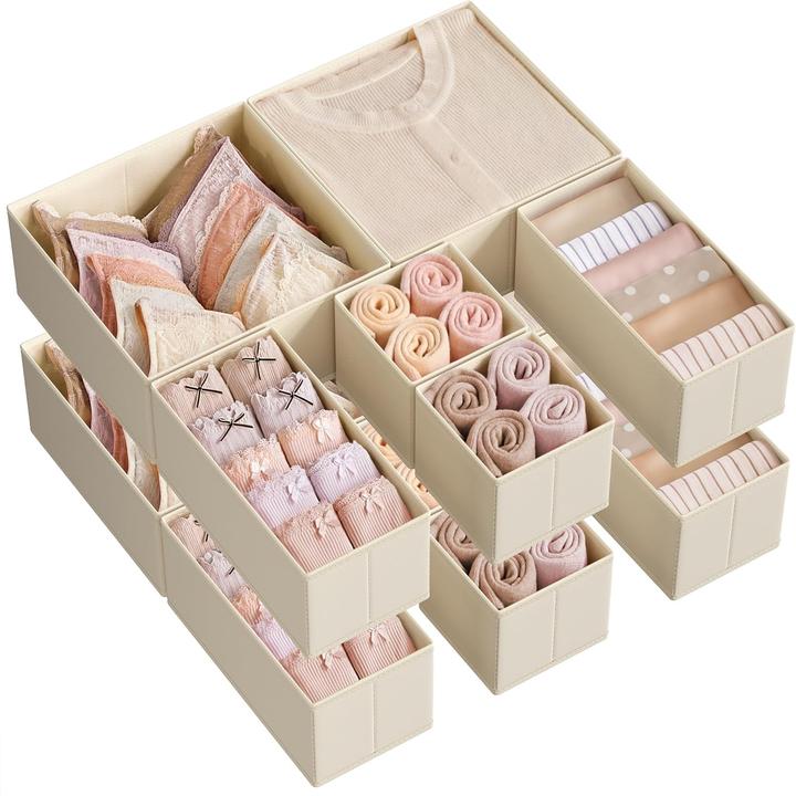 Actual product image Songmics 12-teiliges Schubladen Organizer Set (28 cm, 12x)