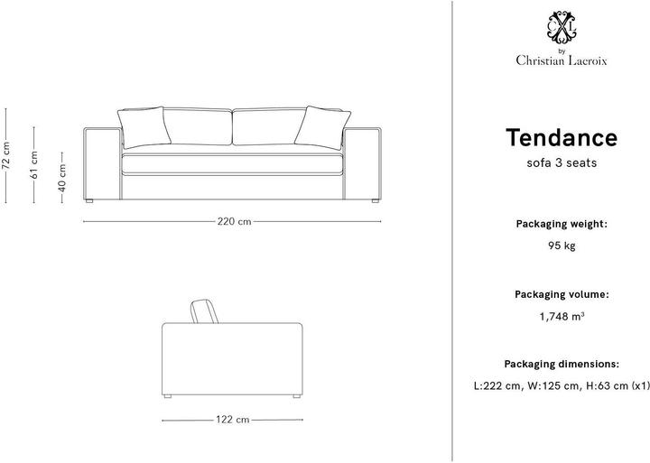 Produktbild CXL by Christian Lacroix Tendance (3-Sitzer)