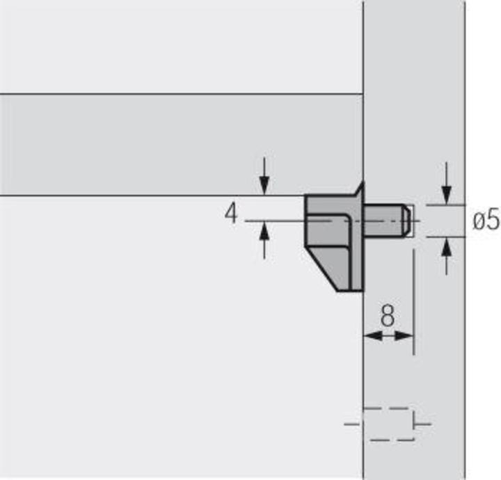 Produktbild Hettich Bodenträger (1 Stk.)