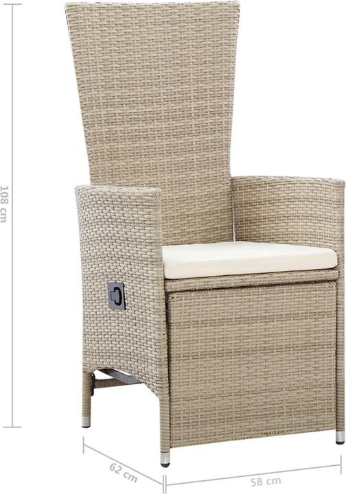 Produktbild vidaXL Outdoor Stuhl