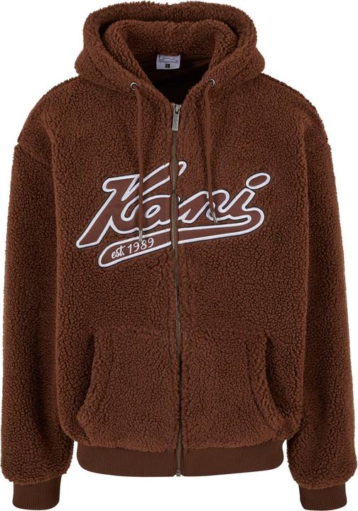 Actual product image Karl Kani KM233-019-1 KK Varsity Teddy Full Zip Hoodie - 111345 (XL)