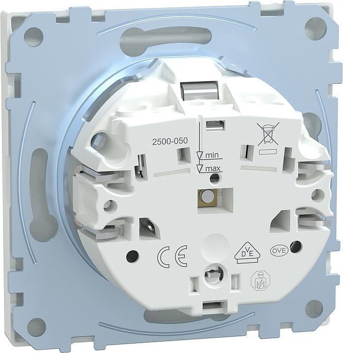 Actual product image Merten Socket SCHUKO lotus white System Design