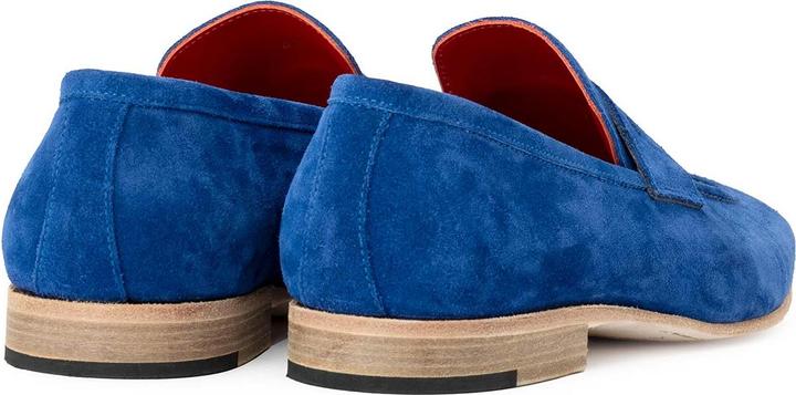 Actual product image Alexander 1910 Cannes Moccasin - Blue Suede (44)