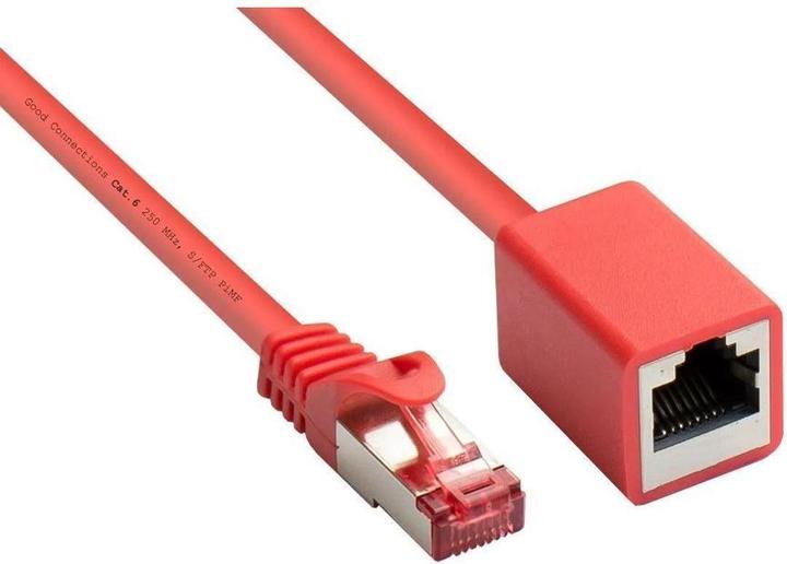 Actual product image Varia SO-37008 - Patchcable Cat.6, S/FTP, 1m, red (S/FTP, CAT6, 1 m)