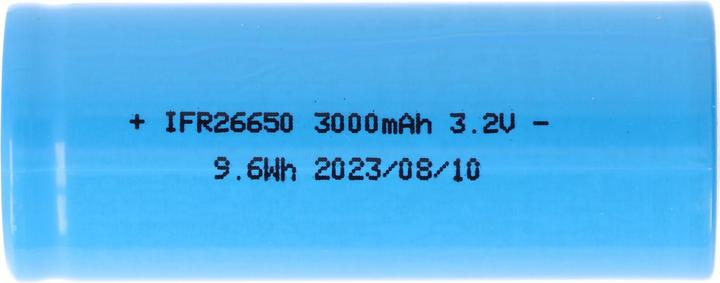 Produktbild Cottcell Akku IFR26650 (1 Stk., 26650, 3000 mAh, Akku)
