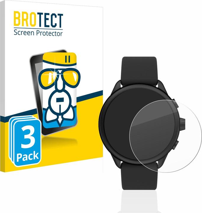 Produktbild BROTECT AirGlass Panzerglasfolie (Fossil Gen 6 Hybrid Wellness Edition)