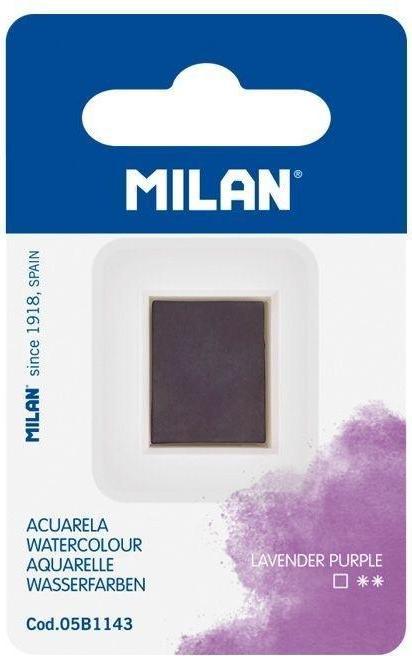 Lavendelfarbene MILAN-Aquarellfarbe in einem Würfel