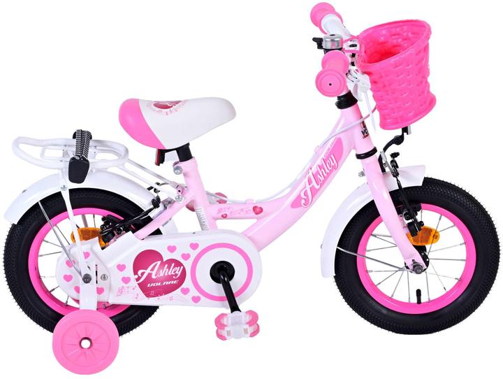 Volare Ashley Kinderfahrrad - Mdchen - 12 Zoll - Rosa - Zweihandbremsen