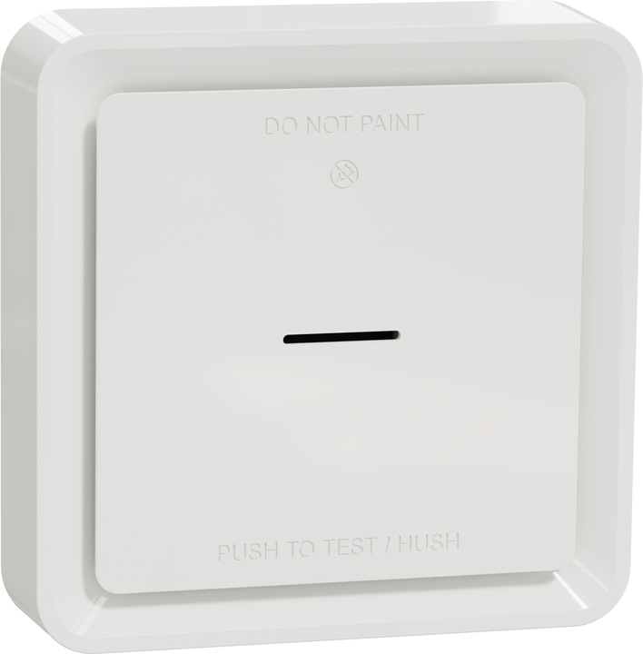 Actual product image Schneider Electric Wiser fire alarm Optical