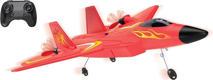 Totally Tech Sky Raider aereo 2.4 Ghz rosso (Jet)