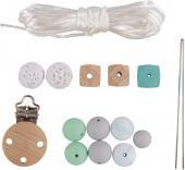 Produktbild Rayher Bastelpackung: Schnullerkette, mint