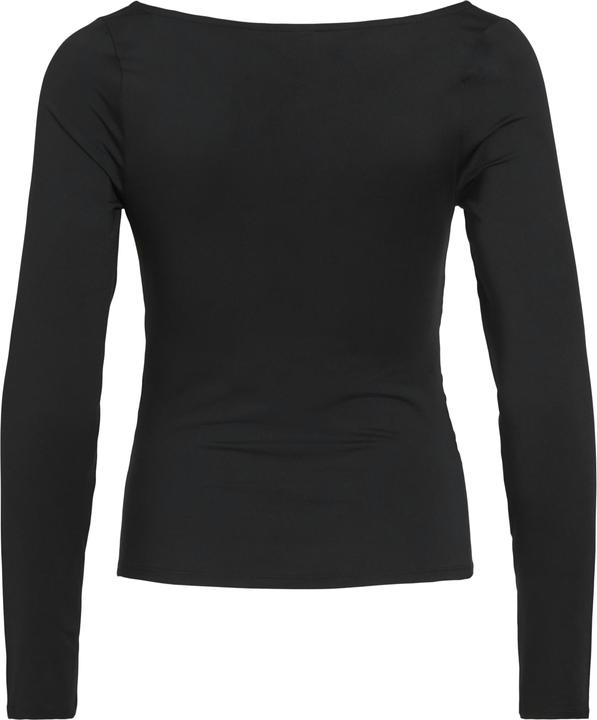 Immagine prodotto Vila VIKANA Wasserfall-Ausschnitt Oberteil mit langen Ärmeln (S)