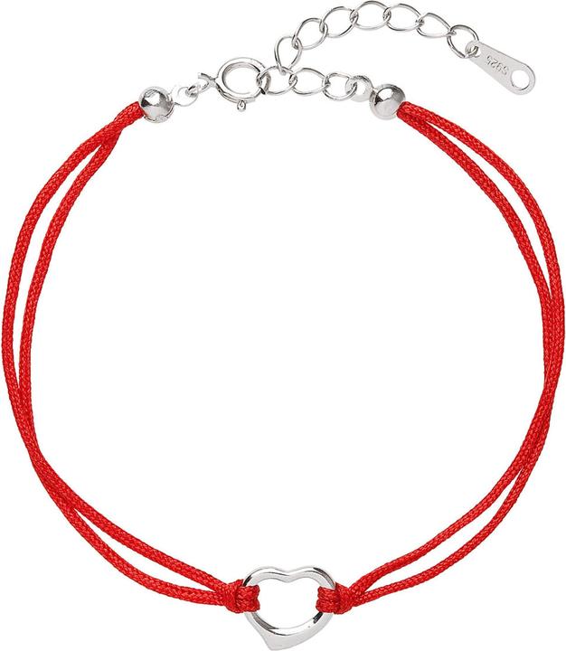 Evolution Group Red Kabbalah Bracelet Heart 13006.3 (L)
