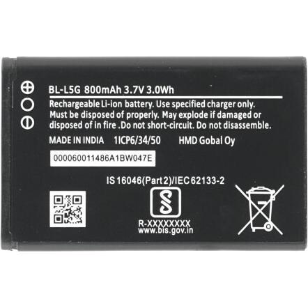 OEM Akku BL-L5G 800 mAh für Nokia 105 4G (2021), Batteria smartphone