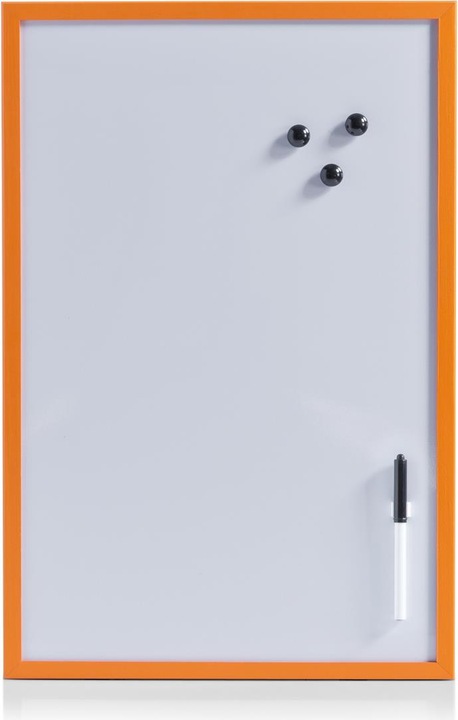 Zeller Present Tableau magnétique et d'écriture (Tableau blanc, Tableau magnétique, 40 x 60 cm)
