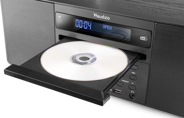 Actual product image Audizio Radio/CD Player Prato Black (FM, DAB+, Bluetooth)