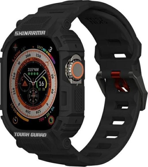 Produktbild Skinarma Band+Case Mecha 2in1 Apple Watch 49mm black (TPU)