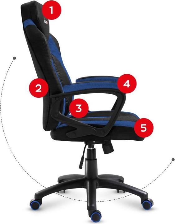 Actual product image Huzaro Force 2.5 Mesh Blue