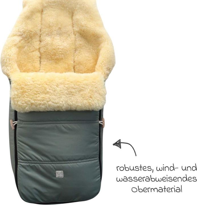 Image du produit Kaiser Baby Kaiser Lammfell Fusssack Dublas 2.0, salbei green/grey