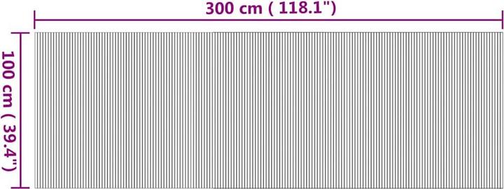 Produktbild vidaXL Teppich (300 x 100 cm)