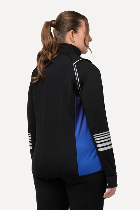 Produktbild Ulla Popken 2-in-1-Funktionsjacke, Ärmel abnehmbar, Weste, Reflektor (42, 44)