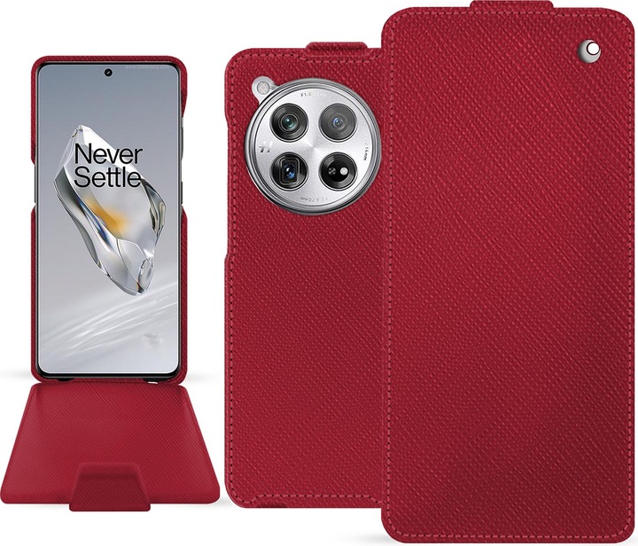 Actual product image Noreve Vertical leather shell (OnePlus 12)