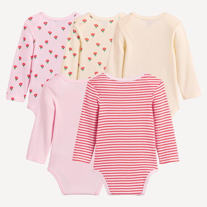 Produktbild La Redoute Collections 5er-Pack Langarm-Bodys (62)