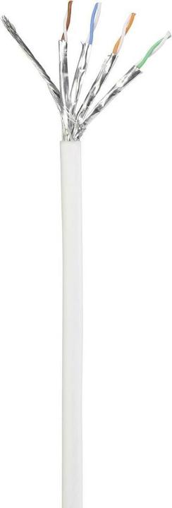 Produktbild Renkforce RF-5462396 RJ45 Netzwerkkabel, Patchkabel CAT 6a S/FTP 20.00 m Weiss mi (S/FTP, CAT6a, 20 m)