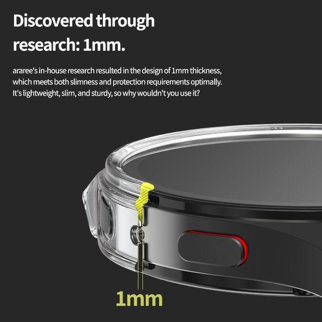 Actual product image Araree case Nukin Sam Watch Ultra przeźroczysty/clear AR20-02084A