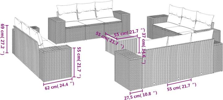 Produktbild vidaXL Casen