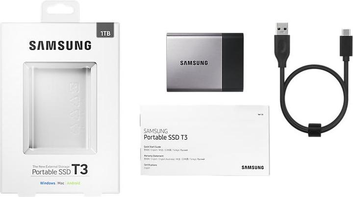 Image du produit Samsung SSD portable T3 (1 To)