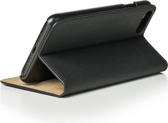 Produktbild Mike Galeli Book-Cover Echtleder Marc black (Apple iPhone 7, Apple iPhone 6, Apple iPhone 8, Apple iPhone SE (2nd Gen), Apple iPhone 6s)