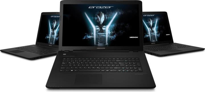 Actual product image Medion Erazer P7643 (17.30", Intel Core i7-6500U, 16 GB, 256 GB, CH)
