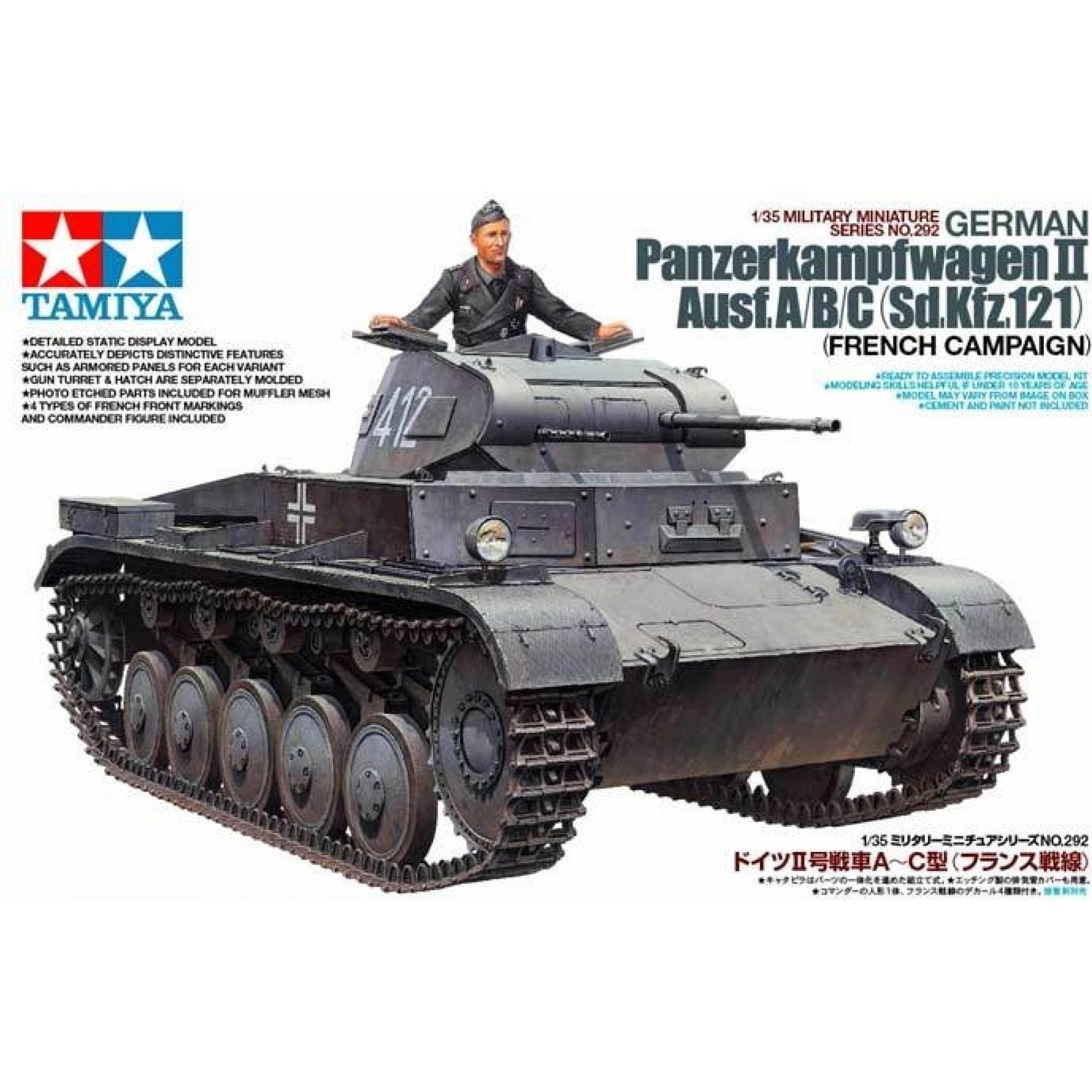 Thumbnail - Tamiya German Panzerkraftwagen II Ausf.A/B/C