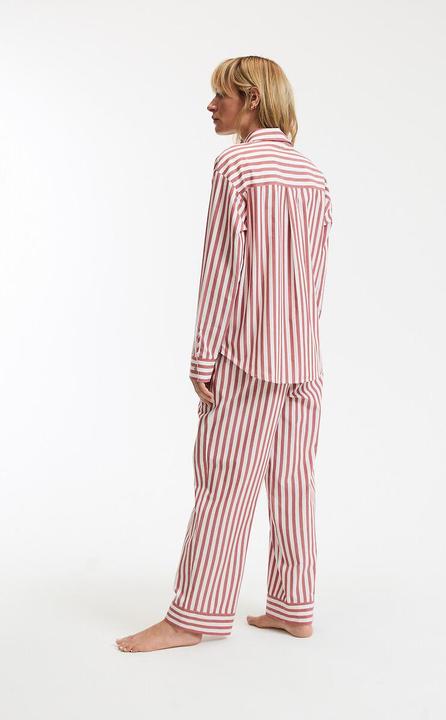 Produktbild La Redoute Collections Gestreifter Pyjama Carlita aus Popeline (L)