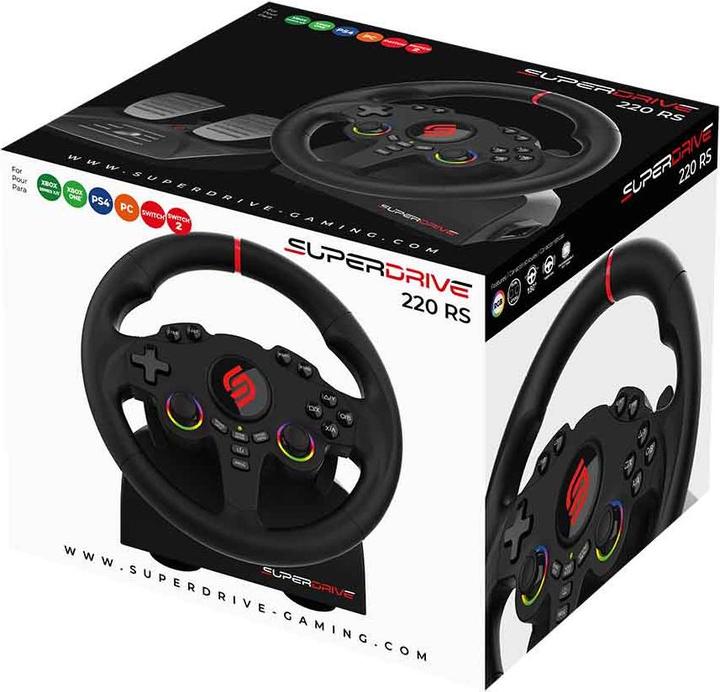 Actual product image Subsonic Superdrive 220 RS (PC, PS4, Switch, Xbox One S, Xbox Series S, Xbox Series X)