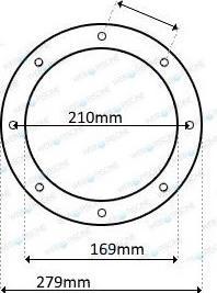 Actual product image BWT Procopi projector collar anthracite X2 44000742 (Cover)