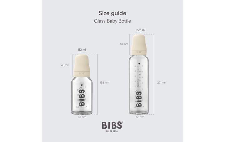 Actual product image Bibs Anti Colic Bottle Silicone 270 ml Medium Flow Sage (270 ml)