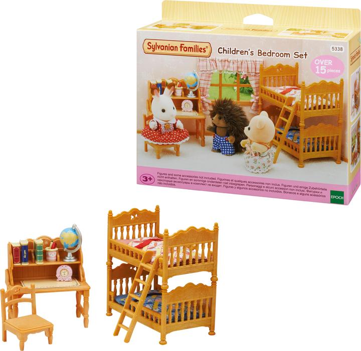 Actual product image Sylvanian Families Children's room with bunk bed