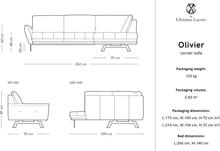 Produktbild CXL by Christian Lacroix Olivier (Ecksofa)