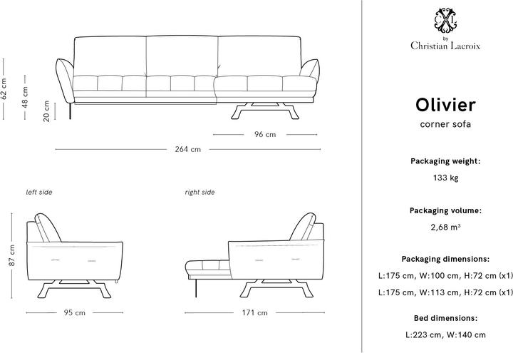 Produktbild CXL by Christian Lacroix Olivier (Ecksofa)