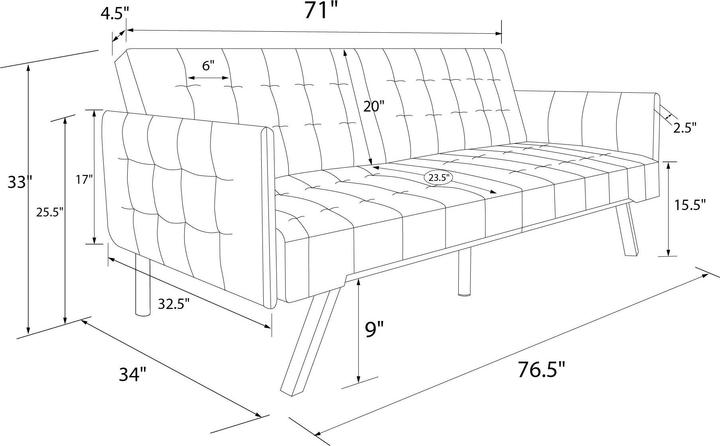 Actual product image DHP Emily (3-seater)