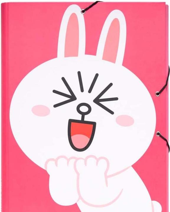 Actual product image Line Friends CONY Bunny A4 Document Folder (24 x 34 cm) (A4, 1x)