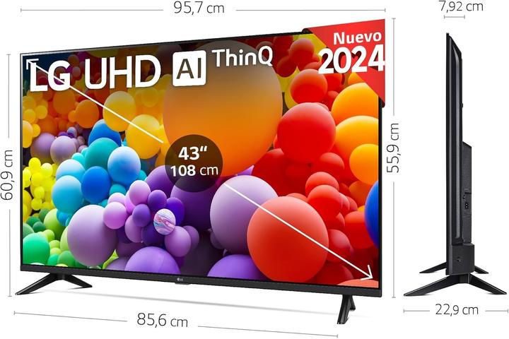 Actual product image LG UHD TV 43UT73006LA (43", UT73, LED, 4K, 2024)