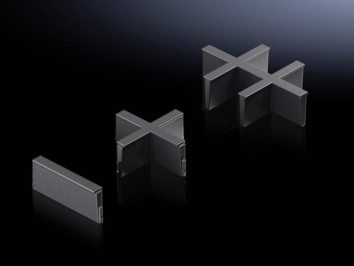 Produktbild Rittal Inlay f.Kabeldurchführung Kst 6fach sw 2582600