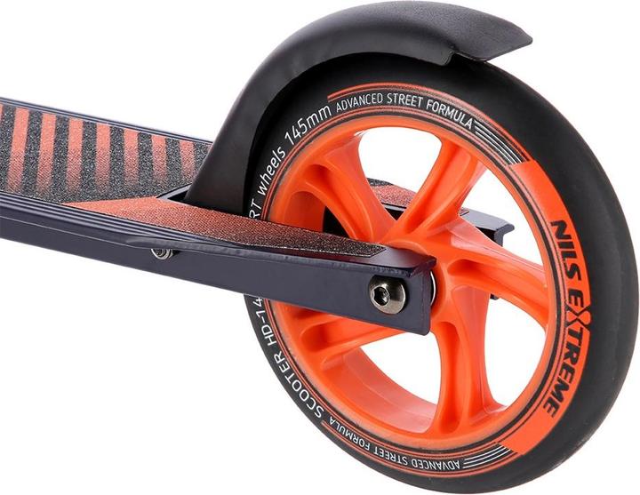Actual product image Nils Scooter Extreme HD145 orange-graphite color