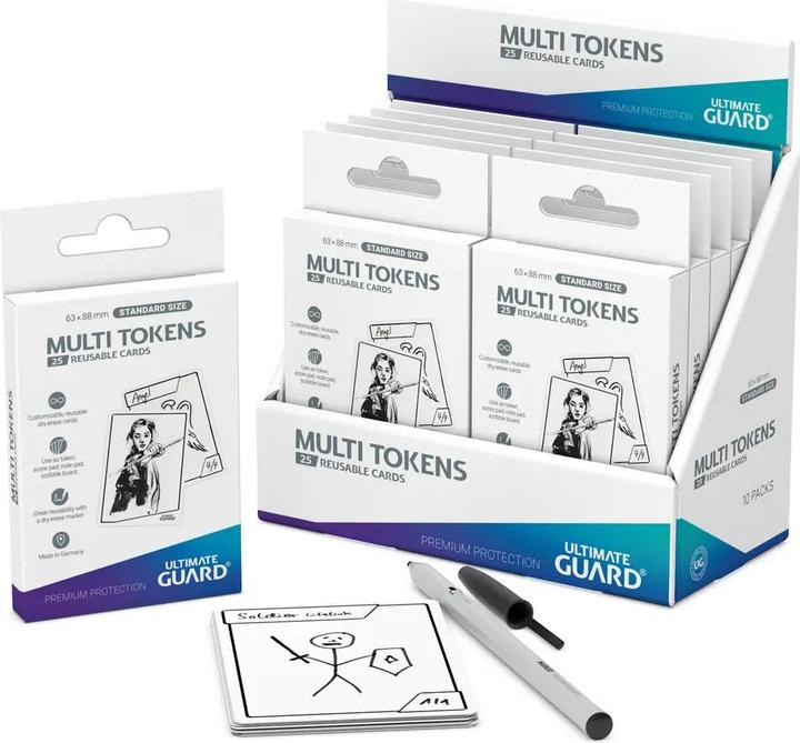 Productafbeelding Ultimate Guard Multi Tokens (25er-Pack)