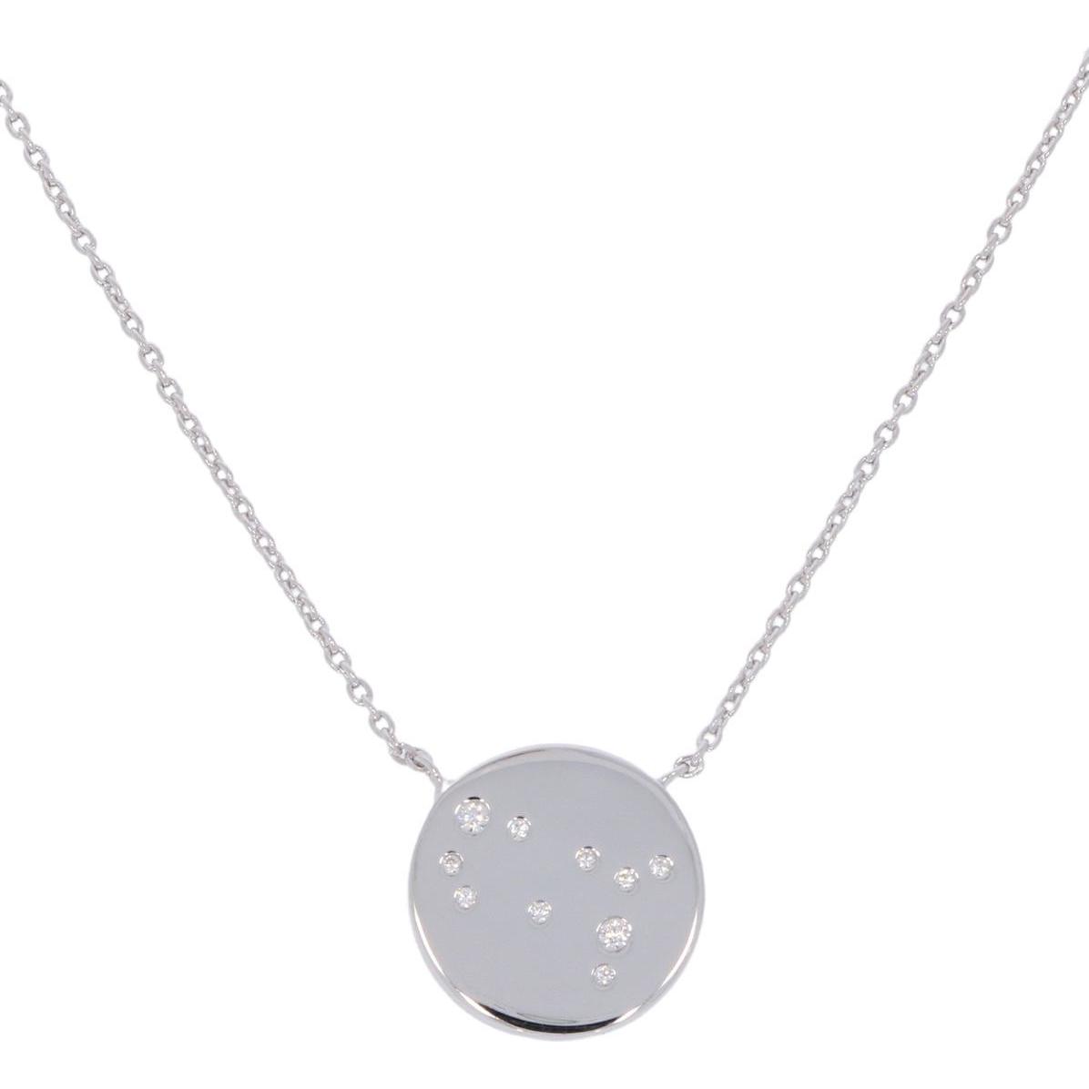 Sif Jakobs, Halsschmuck, Collier Zodiaco Zwilling silber, (925 Sterling Silber, 48 cm)