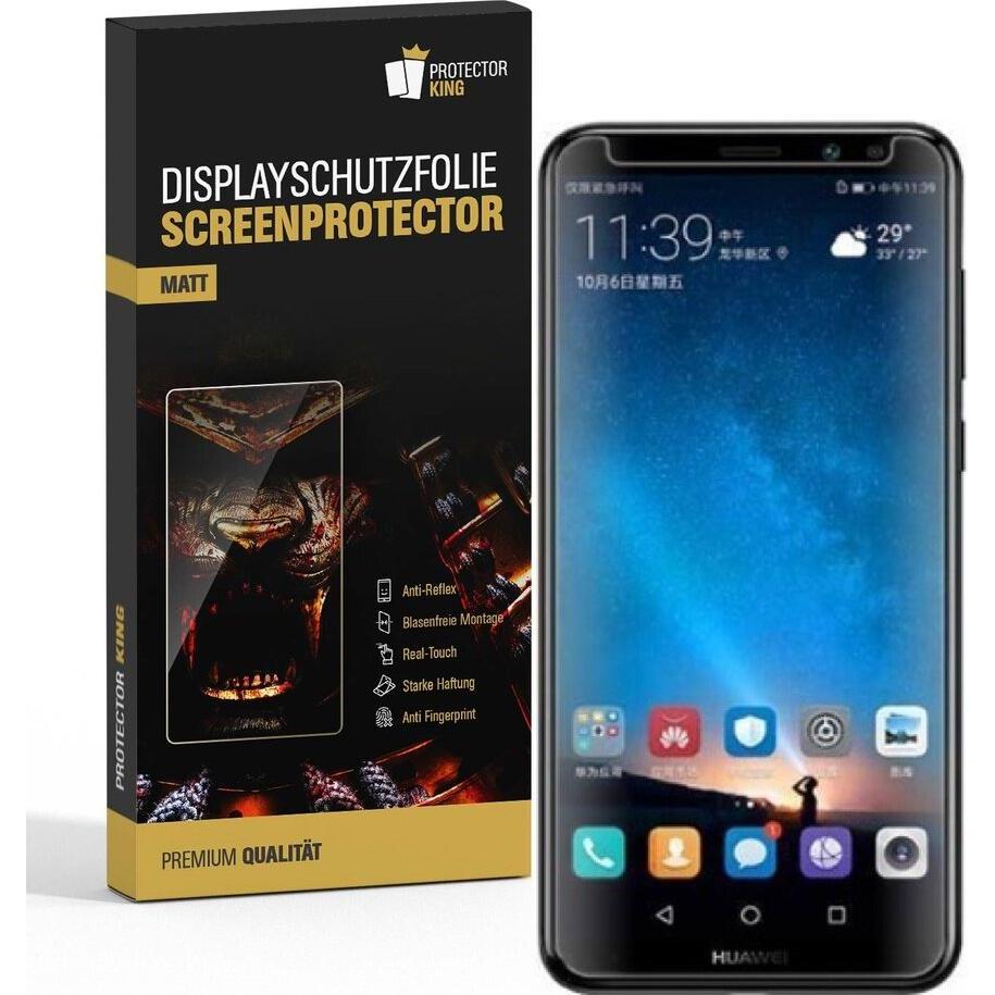 Protectorking 6x Premium Displayschutzfolie Matt Entspiegelt (6 Stück, Huawei Mate 10 Lite), Smartphone Schutzfolie