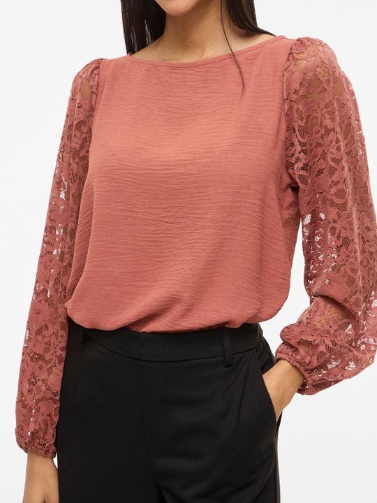 Immagine prodotto Vila VIJOSA Spitzen Oberteil mit langen Ärmeln (40)